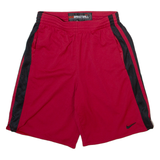NIKE Mens Sports Shorts Red M W26