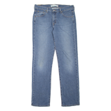 LEVI'S 505 Womens Jeans Blue Regular Straight Stone Wash W32 L33