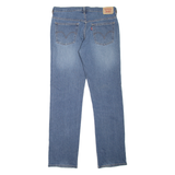 LEVI'S 505 Womens Jeans Blue Regular Straight Stone Wash W32 L33