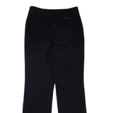 ANNA Womens Trousers Blue Regular Flared Wool W30 L32