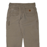CARHARTT Mens Trousers Brown Regular Tapered W38 L32