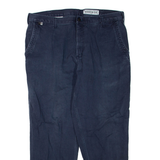 CARHARTT Mens Trousers Blue Regular Tapered W40 L31
