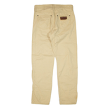 WRANGLER Mens Trousers Beige Regular Straight W30 L32