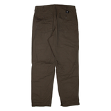 VANS Womens Trousers Green Regular Straight W32 L32