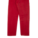REPLAY Womens Trousers Red Regular Straight W31 L30