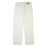 LEE COOPER Mens Trousers White Regular Straight W30 L31