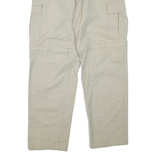 LGO Cargo Mens Trousers Beige Regular Straight W32 L31