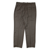 Womens Trousers Brown Regular Tapered W36 L30