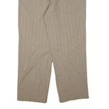 Mens Trousers Beige Regular Tapered W34 L30