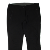 Womens Trousers Black Regular Flared W40 L32