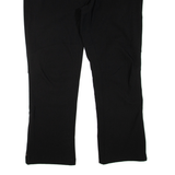 Womens Trousers Black Regular Flared W40 L32