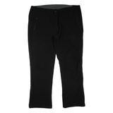 Womens Trousers Black Regular Flared W40 L32
