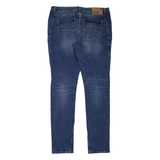 ENGELBERT STRAUSS Workwear Womens Jeans Blue Slim Skinny Stone Wash W34 L32