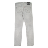 LEVI'S Mens Jeans Grey Slim Skinny Stone Wash W31 L32
