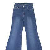 TALLY WEIJL Womens Jeans Blue Regular Flared Stone Wash W24 L33