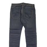 CAMP DAVID Mens Jeans Blue Slim Straight Stone Wash W34 L34