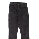 LEE Womens Jeans Black Regular Mom W26 L31