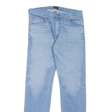 LEE Rider Mens Jeans Blue Slim Tapered Stone Wash W32 L34