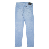 LEE Rider Mens Jeans Blue Slim Tapered Stone Wash W32 L34