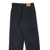 LEVI'S Ribcage BIG E Womens Jeans Black Relaxed Straight W25 L23