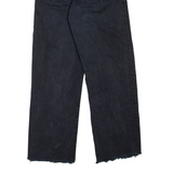 LEVI'S Ribcage BIG E Womens Jeans Black Relaxed Straight W25 L23