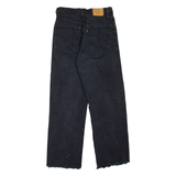 LEVI'S Ribcage BIG E Womens Jeans Black Relaxed Straight W25 L23