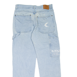 KARL KANI Carpenter Mens Jeans Blue Relaxed Tapered W32 L31