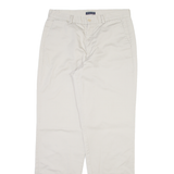 DOCKERS Womens Trousers Cream Regular Straight W30 L32