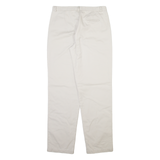 DOCKERS Womens Trousers Cream Regular Straight W30 L32