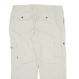 FJÄLLRÄVEN Outdoor Mens Trousers Cream Relaxed Straight W36 L27