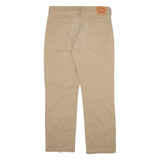 LEVI'S 514 Mens Trousers Beige Slim Straight W36 L30
