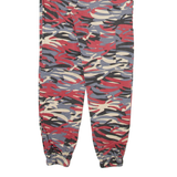 MISSGUIDED Camo Womens Trousers Red Regular Tapered W26 L29