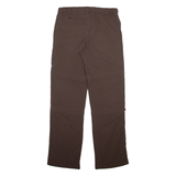 TREVOLUTION Detachable Legs Mens Trousers Brown Regular Straight W30 L31