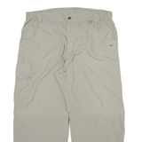 SALEWA Detachable Legs Mens Trousers Beige Relaxed Straight W36 L27