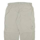 SALEWA Detachable Legs Mens Trousers Beige Relaxed Straight W36 L27