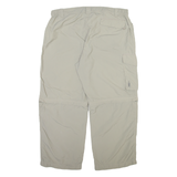 SALEWA Detachable Legs Mens Trousers Beige Relaxed Straight W36 L27