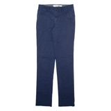 LACOSTE Mens Trousers Blue Slim Straight W29 L34