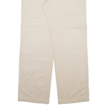 DOCKERS Mens Trousers Cream Slim Straight W32 L32