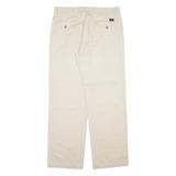 DOCKERS Mens Trousers Cream Slim Straight W32 L32