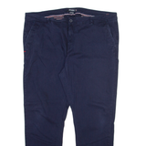 KANGOL Mens Trousers Blue Relaxed Tapered W40 L29