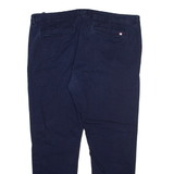 KANGOL Mens Trousers Blue Relaxed Tapered W40 L29