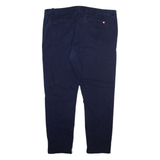 KANGOL Mens Trousers Blue Relaxed Tapered W40 L29