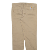 CARHARTT Mens Trousers Beige Slim Tapered W28 L30