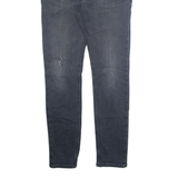 TOMMY HILFIGER Mens Jeans Grey Regular Tapered Stone Wash W32 L32