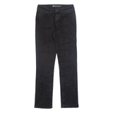 LEVI'S Womens Jeans Black Regular Straight W26 L30