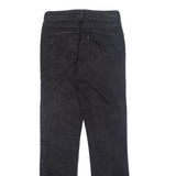 LEVI'S Womens Jeans Black Regular Straight W26 L30