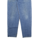 LEVI'S Womens Jeans Blue Regular Straight Stone Wash W34 L32