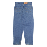 LEVI'S Womens Jeans Blue Regular Straight Stone Wash W34 L32