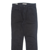 LEVI'S Womens Jeans Black Regular Tapered W29 L27