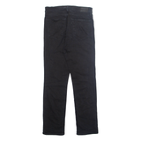 LEVI'S Womens Jeans Black Regular Tapered W29 L27